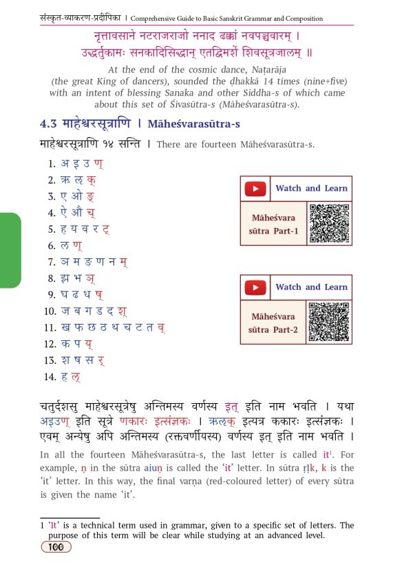 A Comprehensive Guide to Basic Sanskrit Grammar & Composition Part 1 - Sounds of the Language and their Modification - Image 8